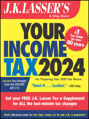 cover image of J.K. Lasser's Your Income Tax 2024